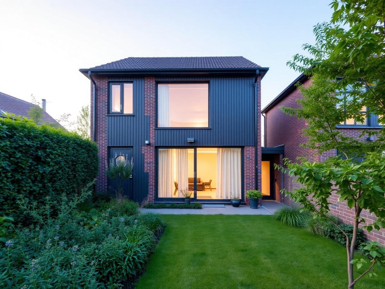 Hedendaagse villa in het groen